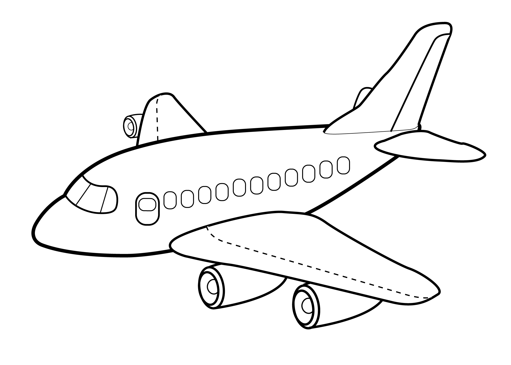 Раскраска «Самолёт»