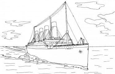 Раскраска Титаник