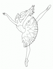 Балерина в танце