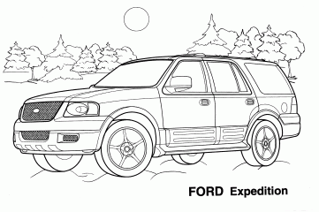 Форд в лесу