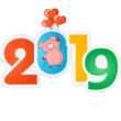 Раскраска Новый Год 2019
