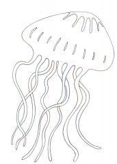 Медуза под водой