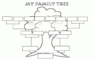Рисунок семейное древо