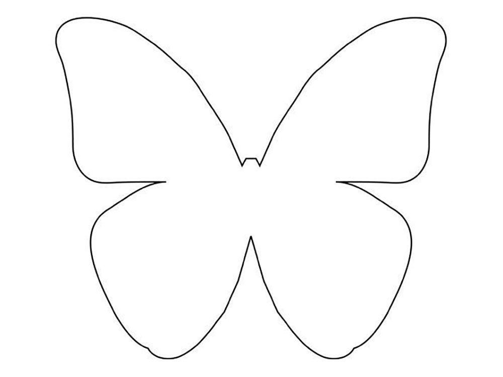 Трафареты бабочек для декора | Онлайн-журнал о ремонте и дизайне