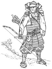Самурай с мечом