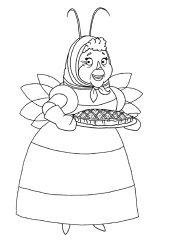 Баба Капа с пирогом