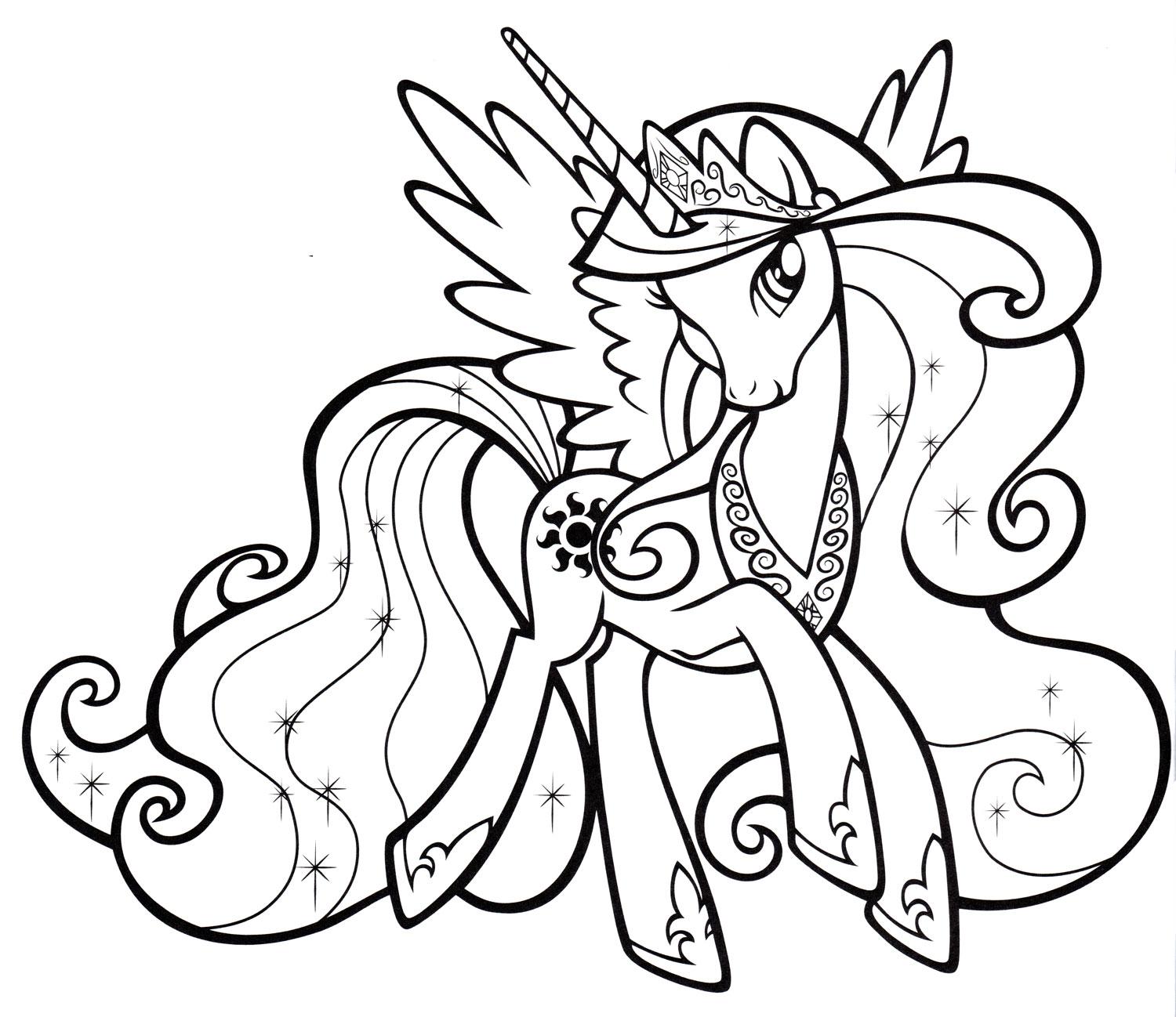 Как нарисовать Пони 🦄 Раскраска пони в разных стилях рисования🌈🌞🦄❤️ Часть-3