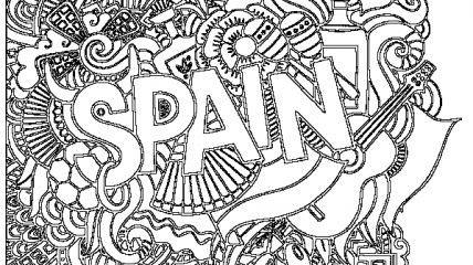 Раскраска Испания