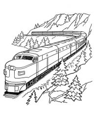 поезд в горах