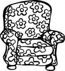 Кресло в цветах