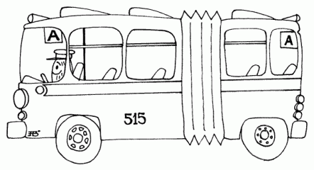 Автобус гармошкой
