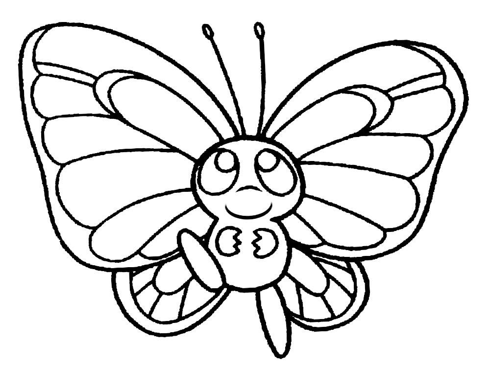 Раскраски Бабочки – совмещаем творчество и полезные знания