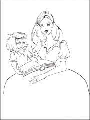 Мама и дочка с книгой