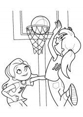 Девочки и баскетбол
