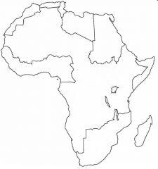 Раскраска Африка