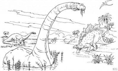 Картинка бронтозавр