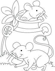 мыши в вазе