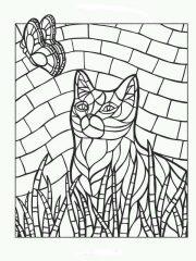 Мозаика кошка