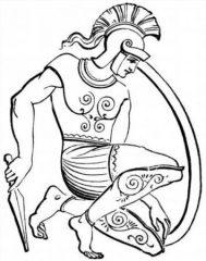 Раскраска Боги Древней Греции