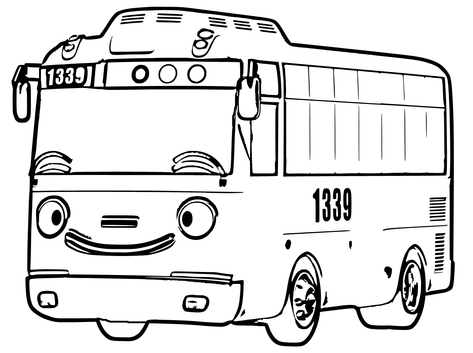 Копилка-раскраска Автобус