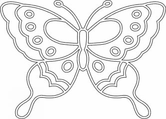 Бабочка с точками