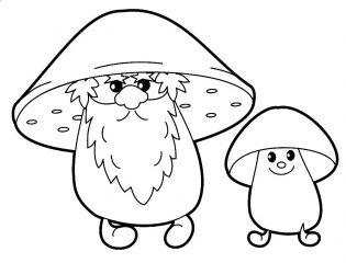 грибы с бородой