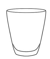 Стелянный стакан
