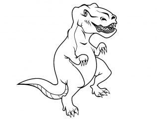 Зубастый динозавр