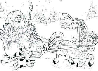 Дед Мороз и Снегурочка на тройке