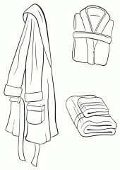 Халат и полотенце