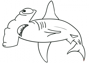 Рисунок Акула молот
