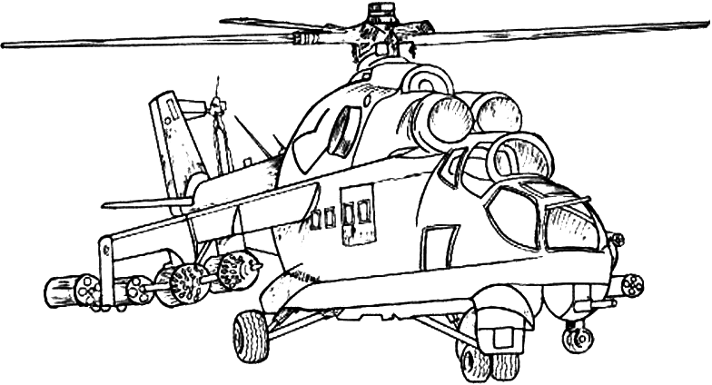 Распечатать и скачать все раскраски категории «Вертолеты»