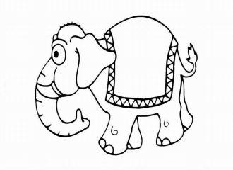 слон в накидке