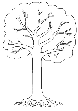 Как создать дерево трафарет: пошаговое руководство