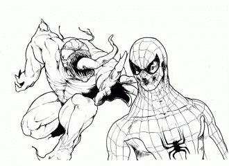 Веном и Человек - паук