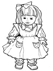 Кукла в платьице