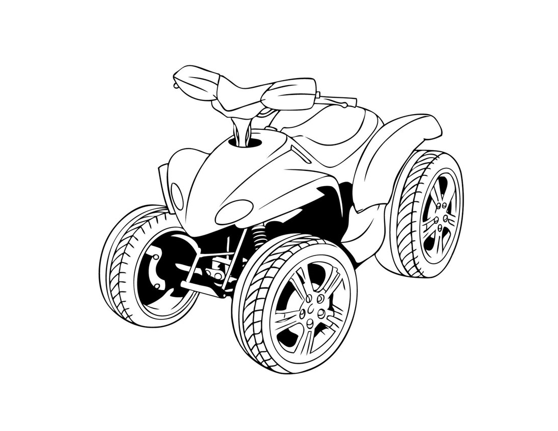 Как рисовать квадроцикл