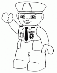 Полицейский лего