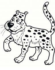 Веселый леопард