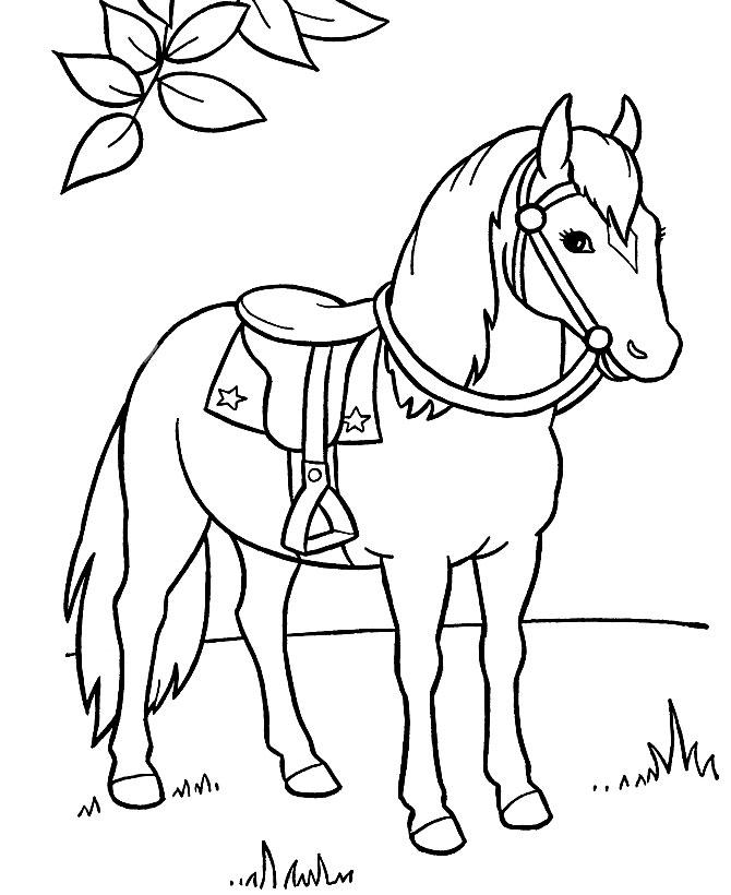 Раскраска милая лошадка на цветке для девочек 12 лет распечатать
