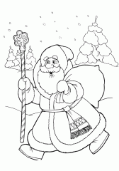 Мороз Иванович в лесу