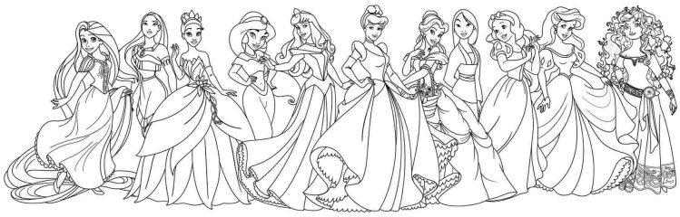Одиннадцать принцессс Диснея