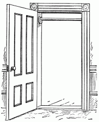 Раскраска Дверь