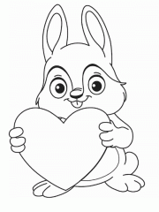 Заяц с сердцем