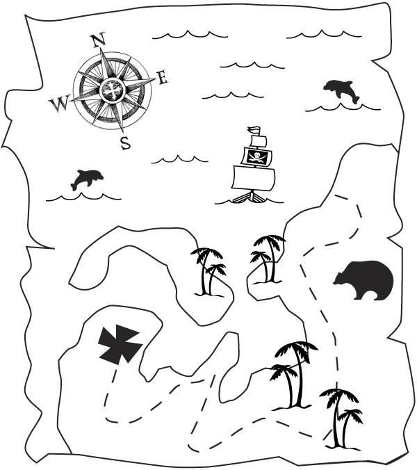 Игра «точка-точка» нарисуй линию карта сокровищ для детей рабочий лист книжка-раскраска