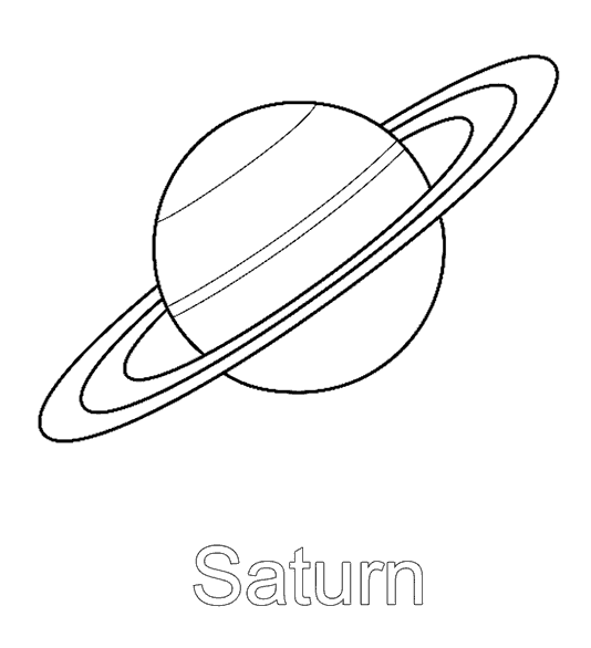 Раскраска Солнечная система
