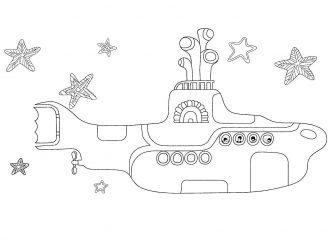 Подводная лодка со звездами