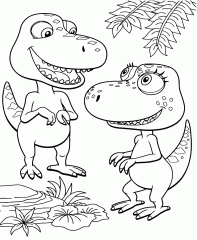 Счастливые динозаврики