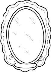 Овальное зеркало