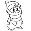 Пингвиненок в шапке